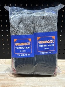 lot 61 image: Thermal Socks - 12 Pairs