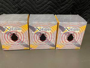 lot 21 image: Lot of 3 X-Fiber Bed Bug Traps 5-Pack Boxes