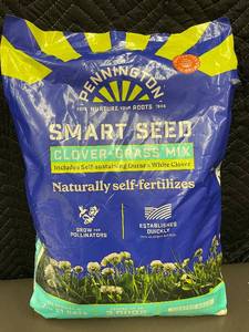 lot 22 image: Pennington Smart Seed Clover and Grass Mix 15 lb Bag