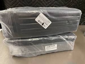 lot 29 image: Lot of 50 Deep Plastic Tree Pots 9.8 Inch Tall with Drainage Holes