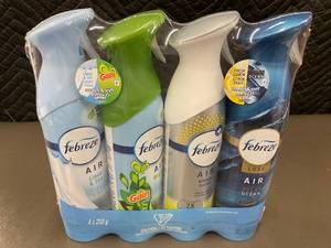 lot 68 image: Febreze Air Freshener Assorted Scents 4 Pack Sealed
