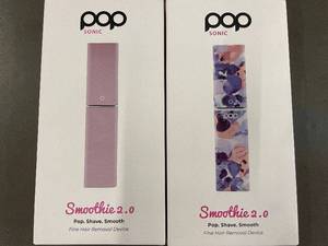 lot 109 image: Pop Sonic Smoothie 2.0 Fine Hair Removal Device - Set of 2
