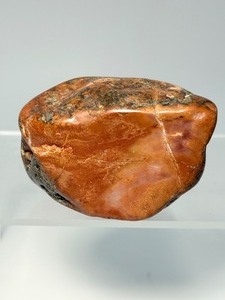 lot 26 image: Gorgeous Lake Superior Agate Chunk 252 gm   8.8oz.Type of iron-colored, banded quartz gemstone.  Is a popular item for rock collectors.