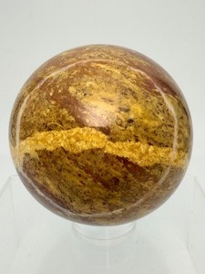 lot 136 image: Unique Marble Sphere 760 gm.  1.674 lb.