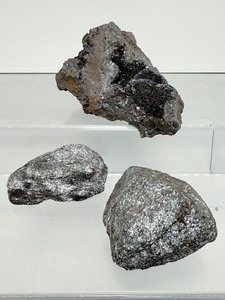 lot 288 image: Specularite Hematite Rough  Lot of 3 588 gm.  1 lb. 4.7 oz.