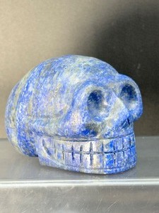 lot 81 image: 2 inch Lapis Lazuli Skull  348 gm  12.2oz.