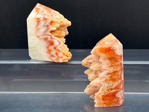 lot 72 image: Unusual Nice Dog tooth calcite generators Lot of 2 303 gm  10.6 oz