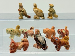 lot 235 image: Little Critters Lot of 10 5 dogs, 1 cat, 2 kangaroos, & 2 eagles