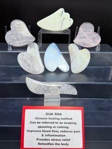 lot 176 image: Gua Sha Facial Massage Tools Lot of 7