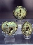 Gorgeous Pyrite Lot of 3 (Heart, Sphere and Egg)