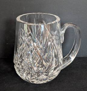 lot 131 image: K - Waterford Crystal Tankard Mug 4.5 Inch