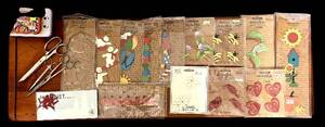 lot 280H image: K - Collection of Roeda Embellish Your Story Magnets, Scissors, and Tin Boxes