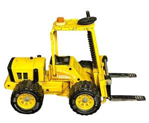 lot 123C image: DR - Vintage Tonka Yellow Forklift Toy Truck