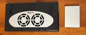 lot 168C image: LR - Gigaware Foldable Laptop Cooling Pad and Seagate 1.5TB Backup Plus Portable Drive