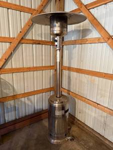 Stainless Steel Outdoor Patio Propane Heater with Wheels