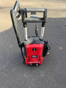 lot 7 image: Craftsman 1800 PSI Electric Pressure Washer Model CMXTPAV1800 - missing washer hose