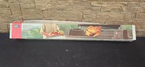 lot 86 image: Weber Original Gas Grill Rotisserie for Genesis 300 Series in Orig Pkg