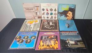 lot 155 image: Collection of Classic Rock and Pop Vinyl Records including The Ventures, The Beach Boys, and Elvis