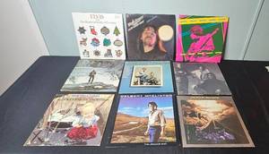 lot 158 image: Collection of Classic Rock and Holiday Vinyl Records