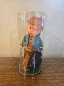 lot 175 image: Vintage Hummel Goebel Collectible Boy Doll in Original Plastic Display Case
