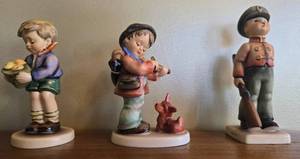 lot 185 image: Set of 3 Goebel W. Germany Hummel Porcelain Figurines