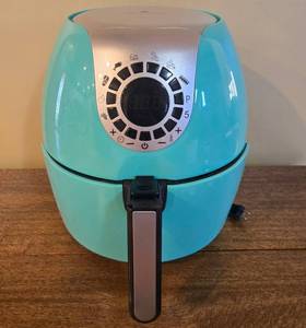 lot 196 image: Cooks Essentials Digital Air Fryer Turquoise
