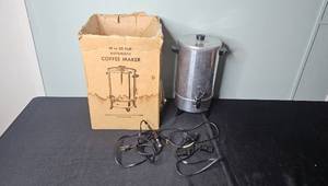 lot 265 image: 12 to 30 Cup Automatic Coffee Maker with Original Box