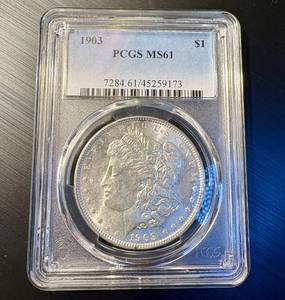 PCGS MS61 1903 Morgan Silver Dollar Coin