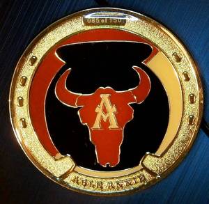 lot 81 image: 2012 Limited Military Challenge Coin #85 of 150 1st Squad, 94th Cav, Iraq New Dawn