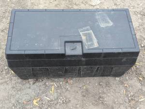 lot 7 image: Truck Outdoor Storage Tool Box - Hard Plastic