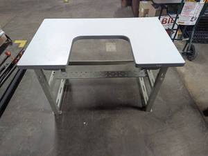 lot 23 image: Adjustable Metal Work Station - Ship Desk - Dock Desk