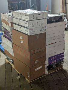 lot 28 image: Huge Pallet of Mixed Air Filters - Most New - Mixed Sizes and Brands