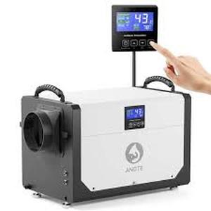 lot 46 image: Edendirect 145 pt. 6,000 sq.ft. Dehumidifier with Detachable Control, Anti-corrision Compressor, Best for Basement, Garage (White)