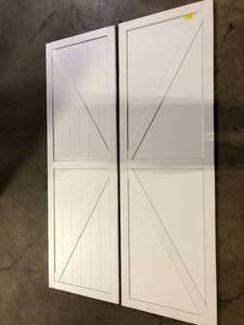 lot 22 image: Assorted outdoor storage door panels 6 Ft. x 2 Ft.   Customer Returns See Pictures
