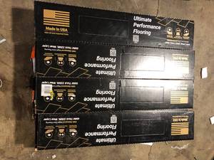 lot 53 image: 8 Boxes of MSI Benson American Ash 22 MIL x 9 in. W x 48 in. L Waterproof Vinyl Plank Flooring with Click Lock (23.95 sq. ft.Case) Customer Returns See Pictures