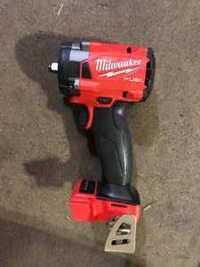 lot 66 image: Milwaukee M18 FUEL GEN-3 18V Lithium-Ion Brushless Cordless 38 in. Compact Impact Wrench with Friction Ring (Tool-Only) customer return see picrures