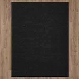 lot 19 image: TrafficMaster Black 8 ft. x 10 ft. Wide Wale Coal Area Rug   Customer Returns See Pictures