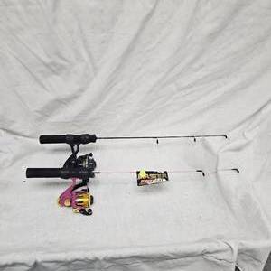 lot 13 image: (2)Ice Fishing Combos, As New