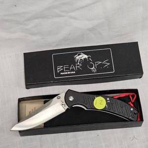 lot 21 image: Bear Ops Butterfly Knife, Like New