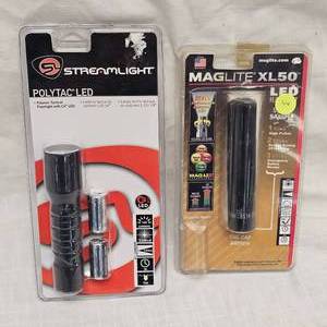 Streamlight and Maglite, As New, In Box