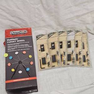 Weaver Rifle Mounts(5) and Visa Chalk Wheel, As New, in wrappers