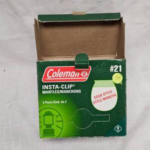 lot 74 image: Coleman Case of Insta Clip Lantern Mantles, Like New in Box