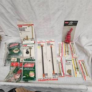 lot 75 image: Like New Misc Box of Mantles, Lantern Generators, Stove Generators