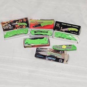 lot 87 image: Folding Lockback Knives(5), Like New