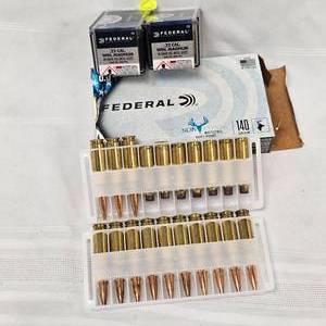 lot 97 image: Federal 22 Win Mag(2 Boxes), 12 rounds 65 Creedmore