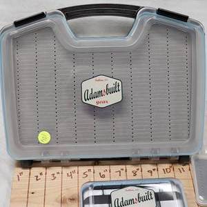 lot 126 image: Lot of Like New Adams Built Fly Fishing Tackle Boxes