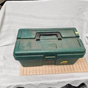 lot 129 image: Large Plano Open Tackle Box