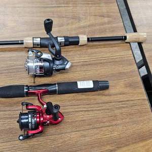lot 134 image: Roddy and Strikeforce Spinning Rod Combos, Like New