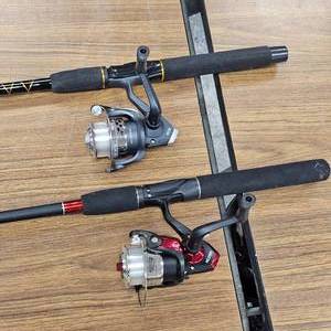 lot 136 image: Roddy Hunter Heavy Duty Spinning Combo, Like New