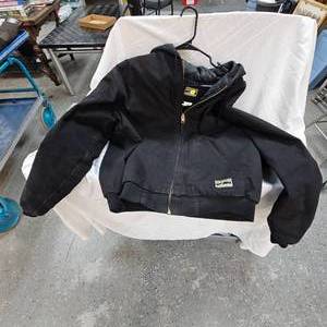 lot 201 image: Sandy River Hooded Zip Up Chore Coat